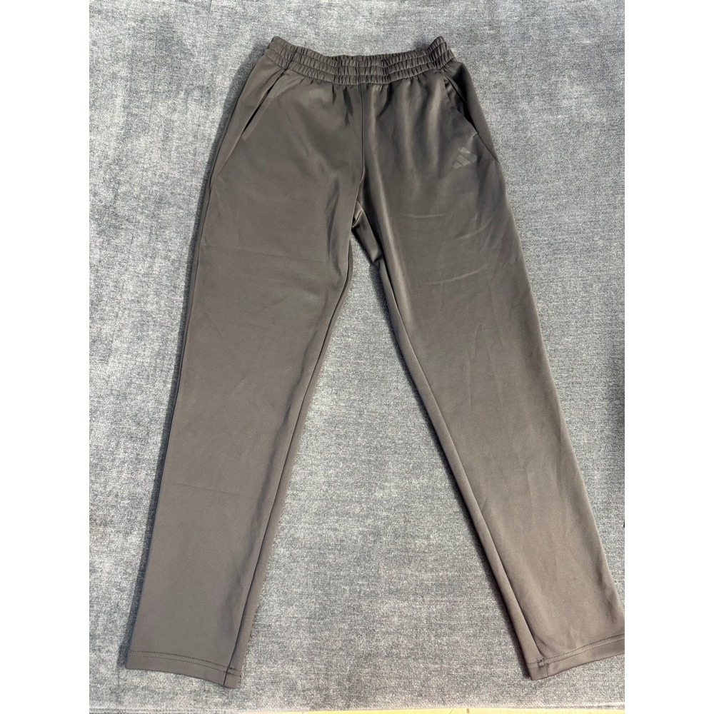 Adidas Youth Boys Gray Athletic Performance Pants Size L 14/16